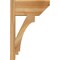 Ekena Millwork Imperial Slat Rough Sawn Outlooker, Western Red Cedar, 8"W x 16"D x 24"H OUT08X16X24IMP06RWR - alternate 2